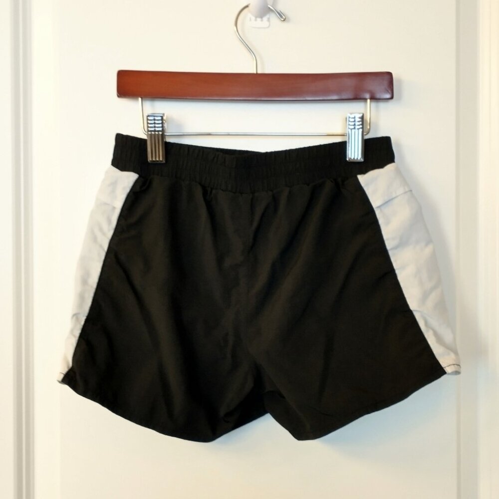 Girl's Reebok Black and White Athletic Shorts Size Medium 7/8